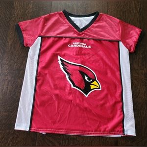 Arizona Cardinals 🏈 NFL Football Jersey Reversible Flag Boys Size Large EUC $18